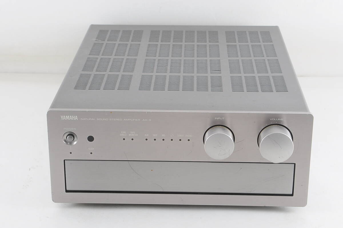 [MAB01]動作品 YAMAHA ヤマハ プリメインアンプ AX-9 オーディオ機器 NATURAL SOUND STEREO AMPLIFIERの画像1