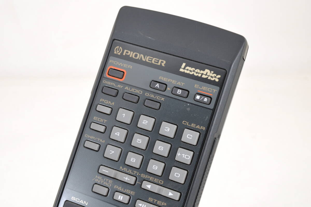 [KRK08]赤外線発光確認済み PIONEER パイオニア CU-CLD079 コンパチブル LDプレーヤー CLD-555用リモコン Laser Disc レーザーディスク_画像4