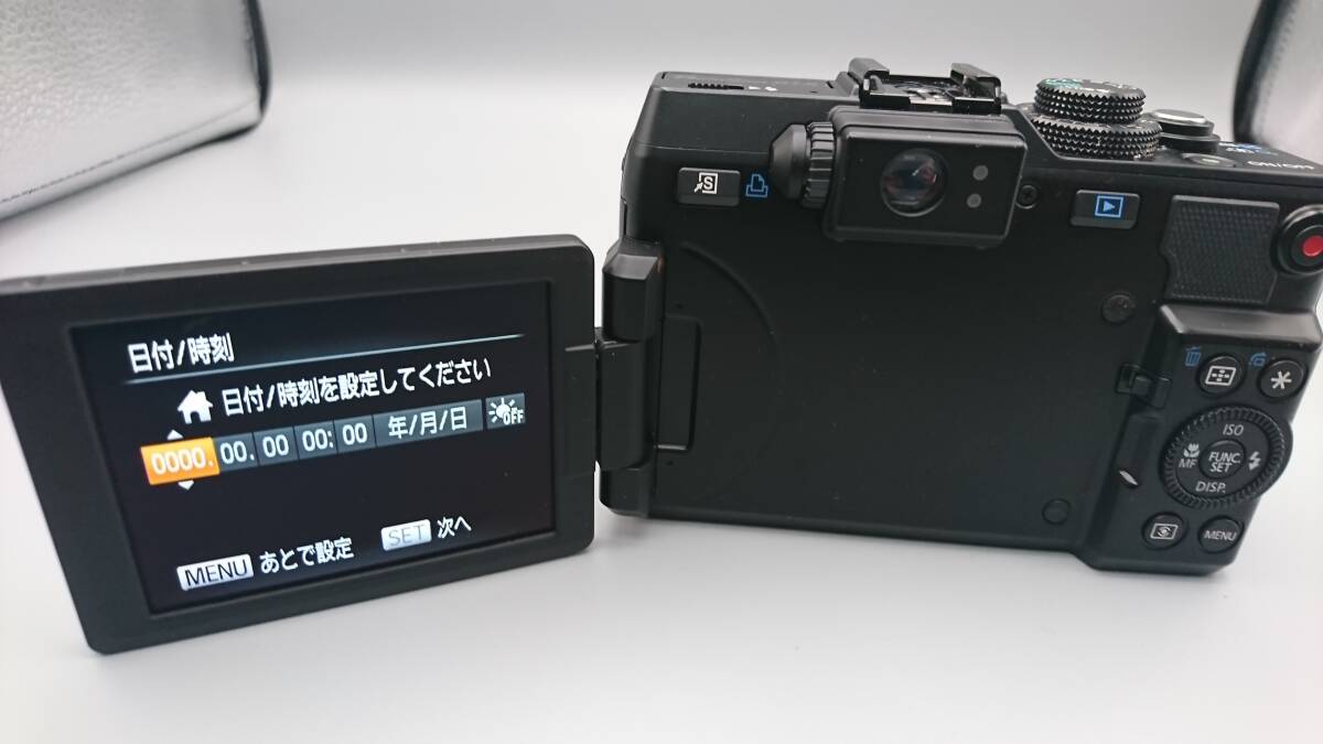 Canon キャノン Power Shot G1 X 15.1-60.4mm 1:2.8-5.8 デジタルカメラ レザー専用カバー付き 通電確認済_画像4