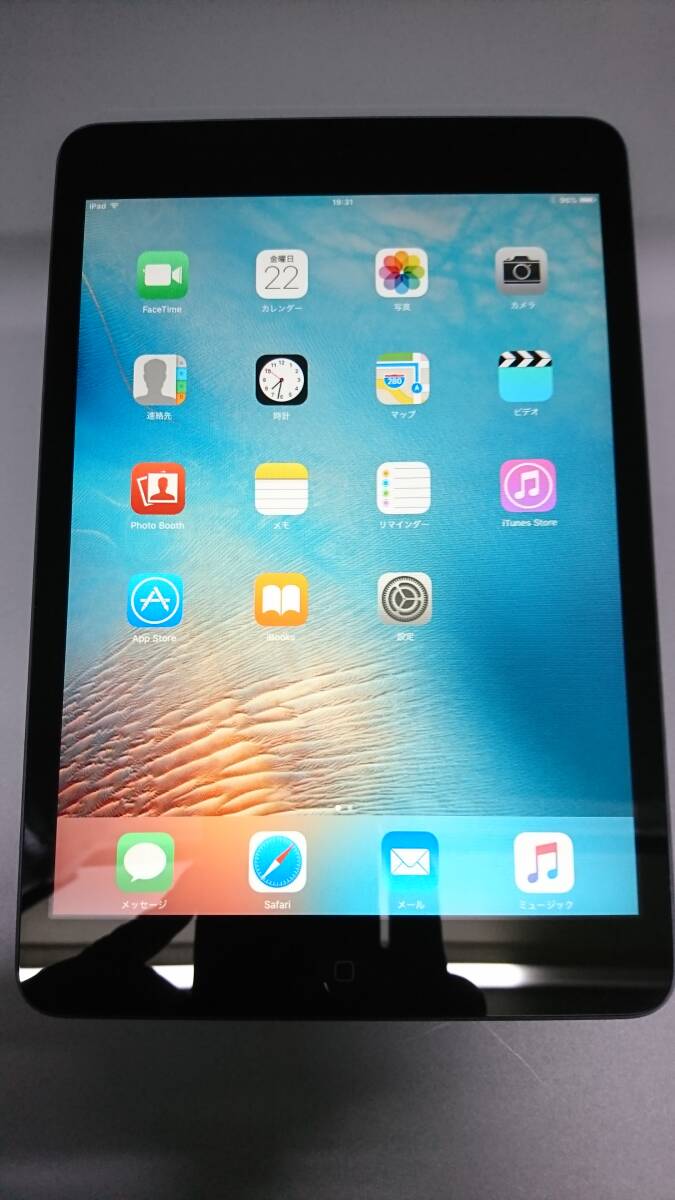 【美品】Apple　iPad mini　A1432 MD528J/A 16GB　Wi-Fiモデル　スペースグレイ②_画像1