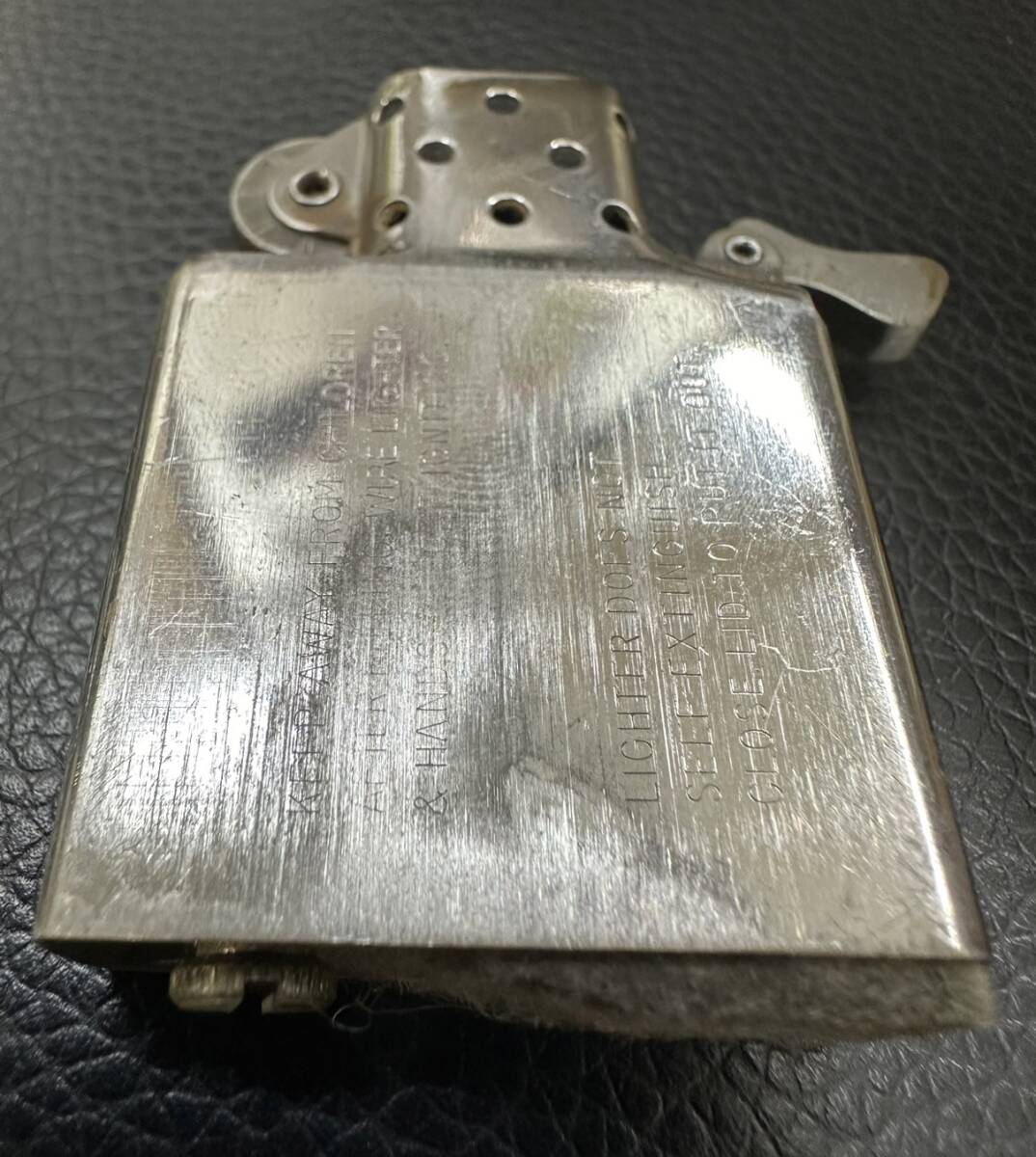 【DK 23419】１円～ ZIPPO/ジッポー STERLING/スターリングシルバー ヴィンテージ 1980年代中頃～1990年頃製 火花確認済 中古 現状品_画像9