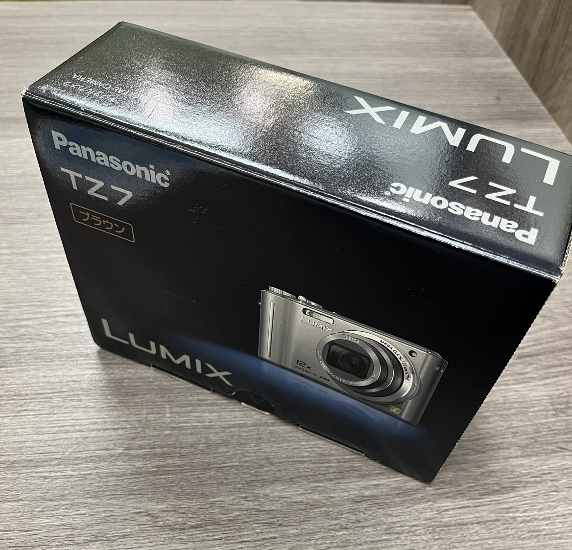 【DK 22685】1円～ Panasonic パナソニック コンパクトデジタルカメラ TZ7 DMC-TZ7 LUMIX ルミックス ブラウン 通電確認済み 現状品