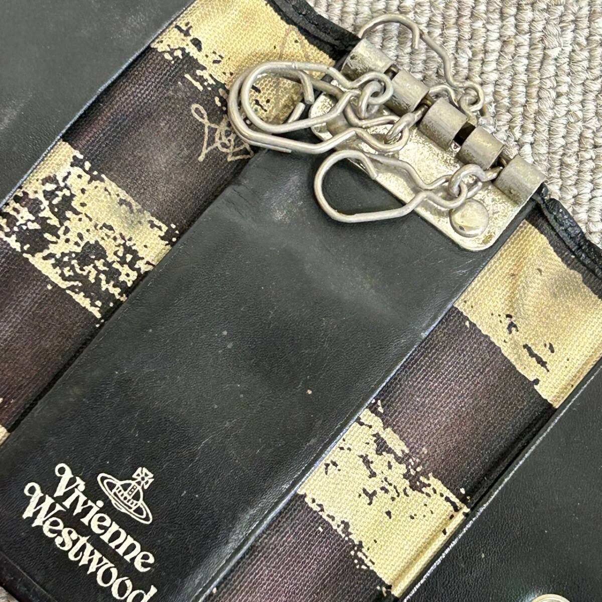 【ART-2667a】1円スタート Vivienne Westwood ビビアンウエストウッド バッグ 時計 キーケース カードケース おまとめ 長期保管品 現状品の画像8