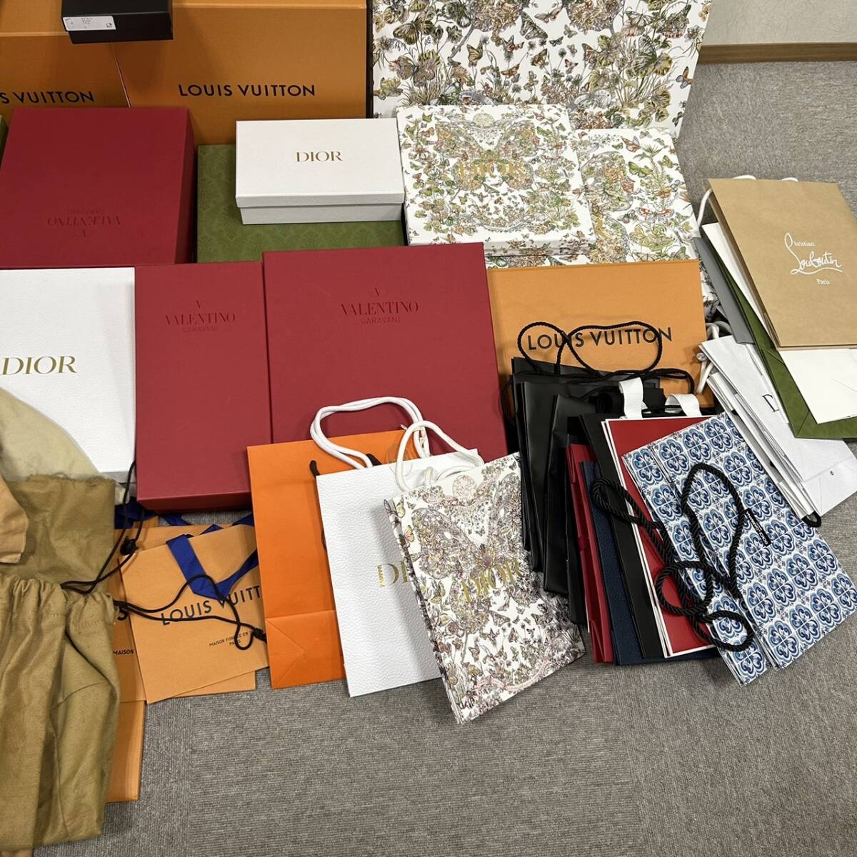 [ART-4878]1 иен старт Herms Vuitton GUCCI Dior и т.п. пустой коробка сумка для хранения бумажный пакет много . суммировать размер sama . коллекция товары долгосрочного хранения текущее состояние товар 