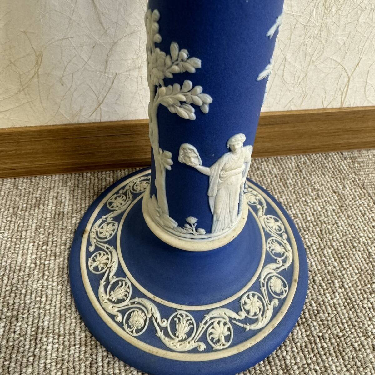 [ART-3074a]WEDGWOOD Wedgwood jasper свеча подставка свеча держатель low sok 1 шт. установить Vintage коллекция 