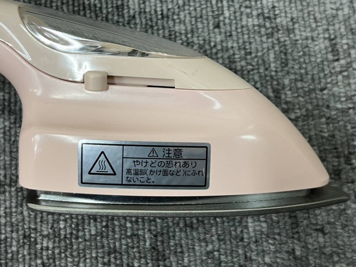 【DK-22843】１円スタート TOSHIBA 東芝裁縫コテ TA-A20 15年製 100V 150W 家庭用 ミニアイロン 通電確認済 中古 現状品の画像6