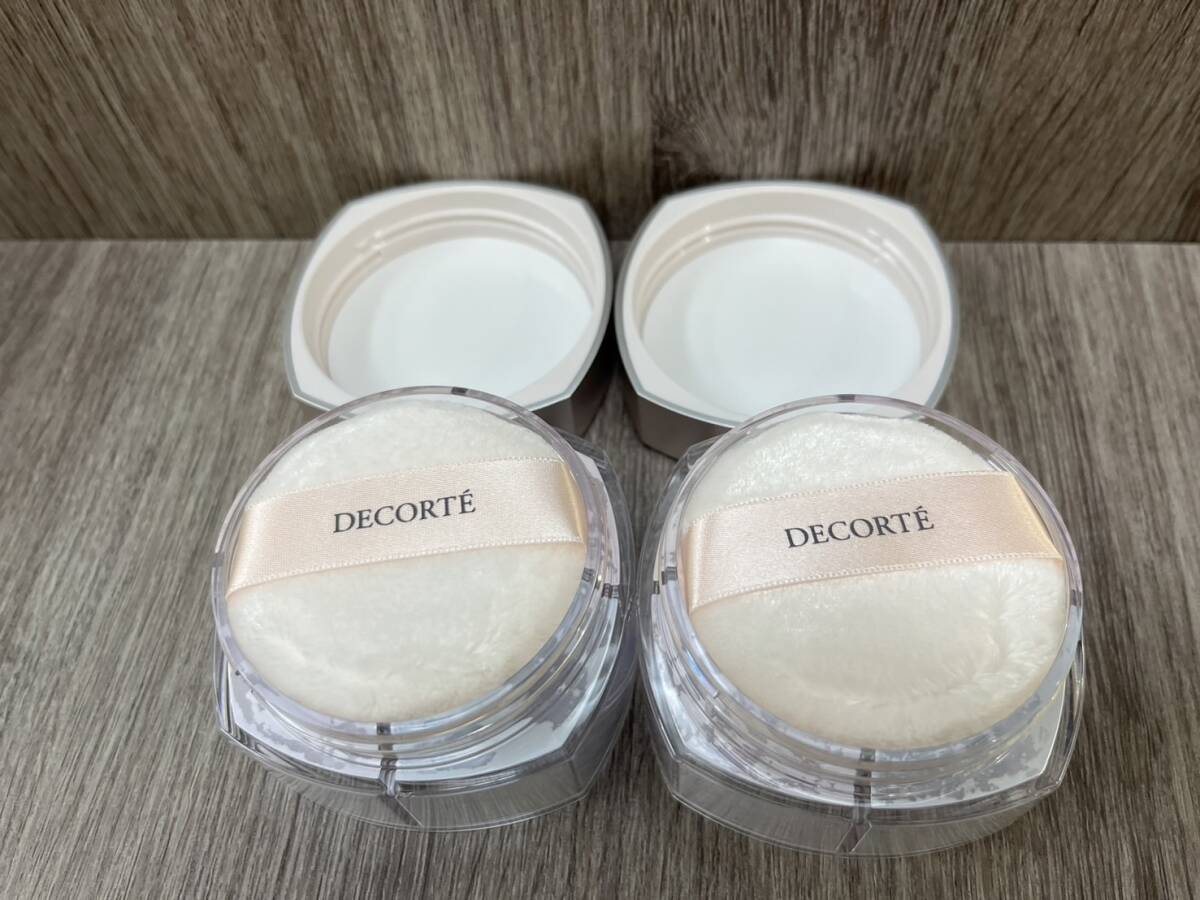 [DK 23215a]1 jpy start unused storage goods cosme Decorte loose powder 101 harmony veil ( face powder )16g 2 piece set 