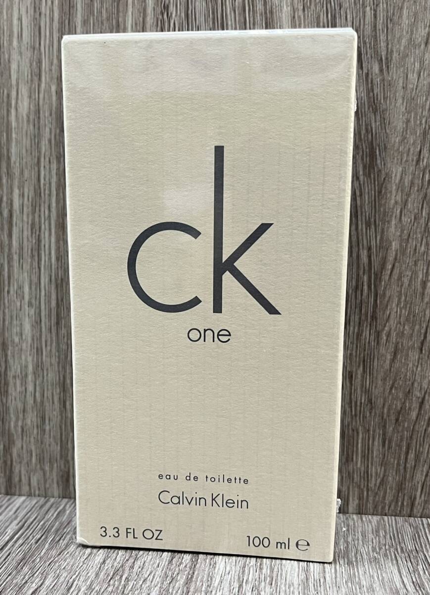 【DK 23611】1円～ 未開封品 Calvin Klein カルバンクライン ck one シーケーワン eau de toilette オードトワレ 100ml 現状品