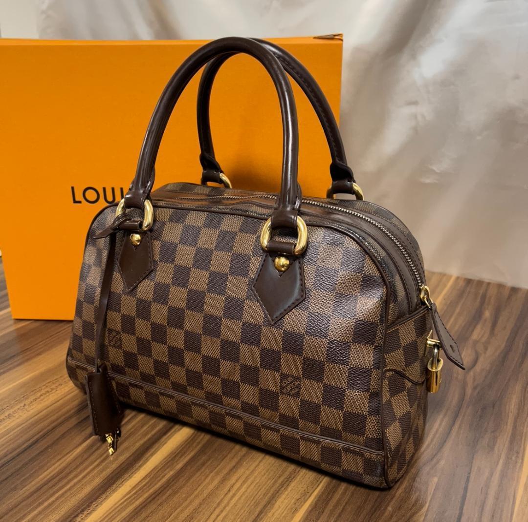 ★正規品 美品★Louis Vuitton ルイヴィトン ダミエ バッグ ハンドバッグ ドゥオモ N60008 鍵 カデナ付き♪