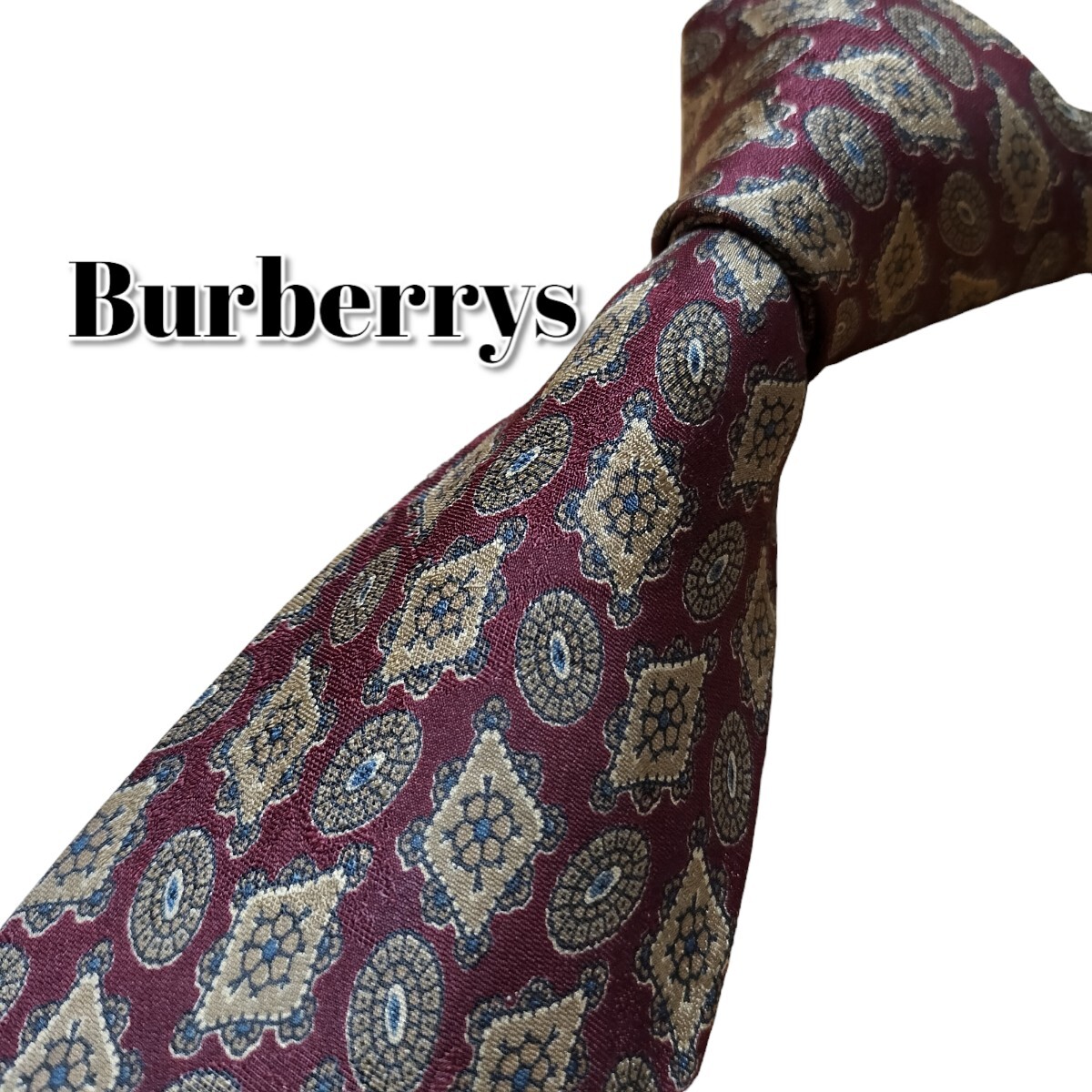 ★Burberrys★　バーバリーズ　レッド系　総柄_画像1