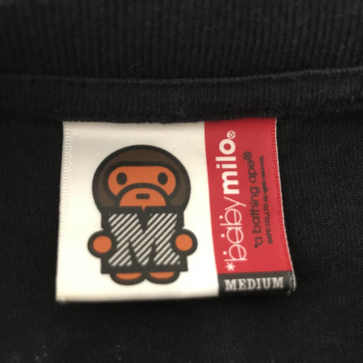 A BATHING APE Baby milo ア ベイシング エイプ ベイビーマイロ 半袖Tシャツ 美品(ほぼ未着用) size M_画像7