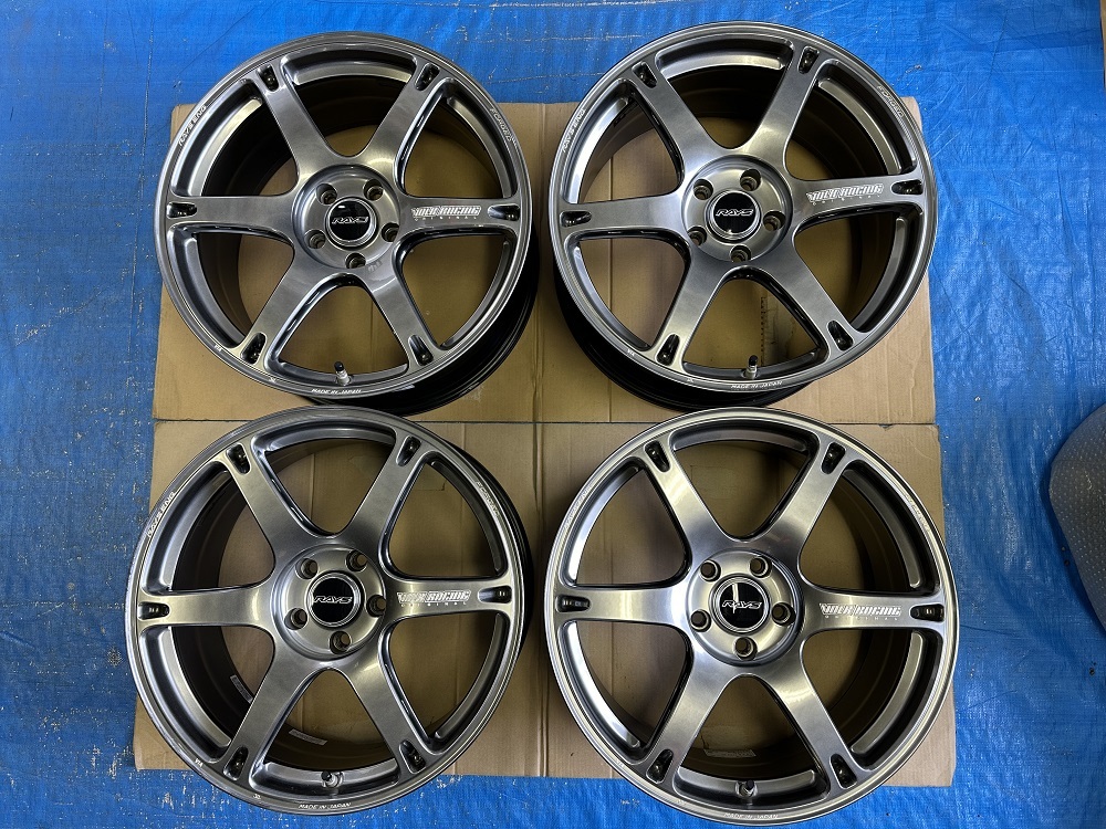 RAYS レイズ TE037 6061 FORGED 19インチ鍛造アルミホイール 8.5Jx19 軽量アルミホイール 4本セットの画像1