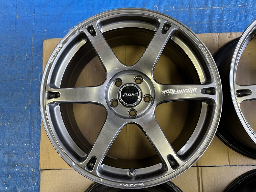 RAYS レイズ TE037 6061 FORGED 19インチ鍛造アルミホイール 8.5Jx19 軽量アルミホイール 4本セットの画像2