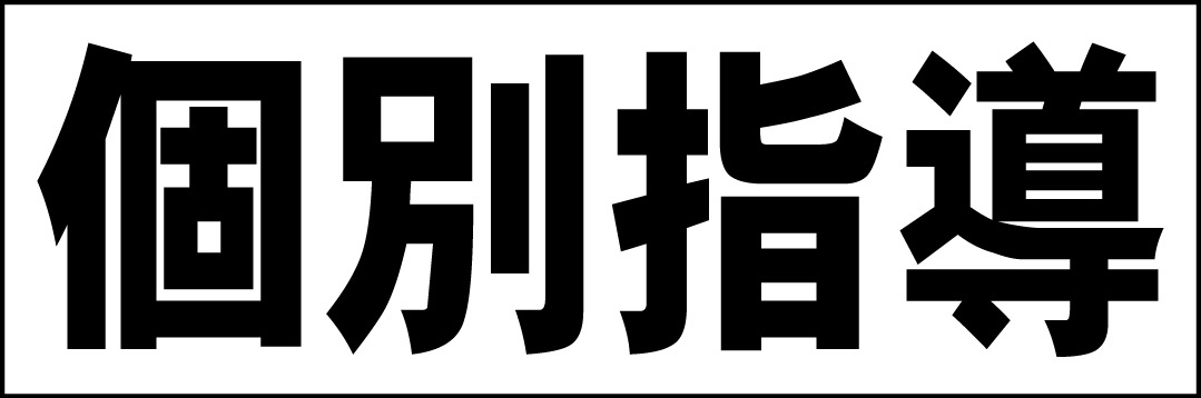 シンプル横型看板「個別指導(黒)」【スクール・教室・塾】屋外可_画像7