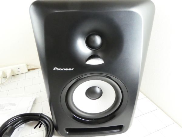 Pioneer パイオニア モニタースピーカー (1本) ブラック S-DJ50X 15年製 箱 取説付 状態良好 mの画像4