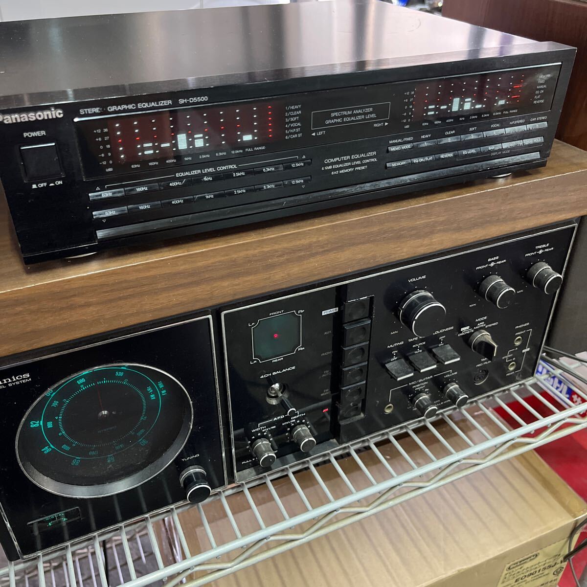 Panasonic パナソニック　7バンドイコライザーSTEREO GREPHIC EQUALIZER SH-Ｄ5500 松下