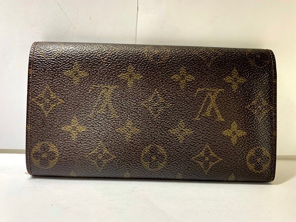 LOUIS VUITTON ルイヴィトン M61726 モノグラム ポシェット ポルトモネクレディ 二つ折り 財布 ウォレット ブラウン系の画像3