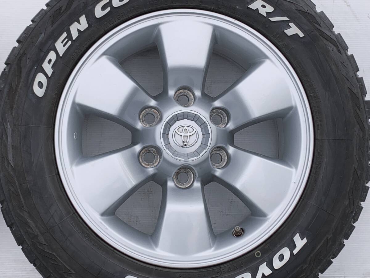  Hiace!215 series Hilux Surf original 7J in set 30 139.7 6 hole open Country R/T 215/65R16 white letter 