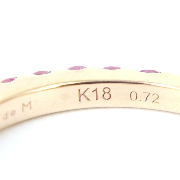 A rank [biju-do M ]te The Yinling g/K18PG/6 number /2.0g/ jewelry / accessory / ring /Bijou de M/ accessory / pink gold 
