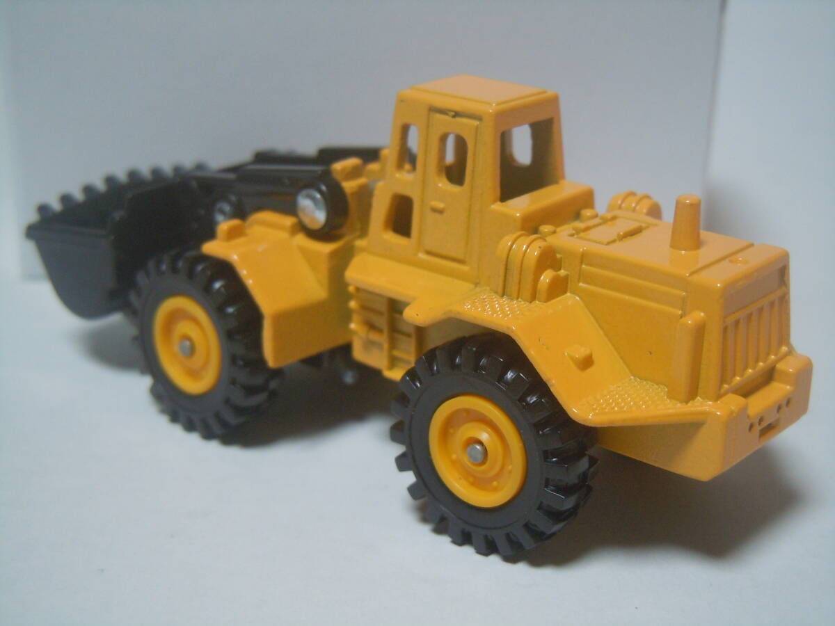 ☆トミカ輸出仕様 F58-2-5 テレックス72-81ローダー(山吹色/黒バケット/窓無し):TEREX 72-81 LOADER(CREAM YELLOW/BLACK BUCKET/NO WINDOW)