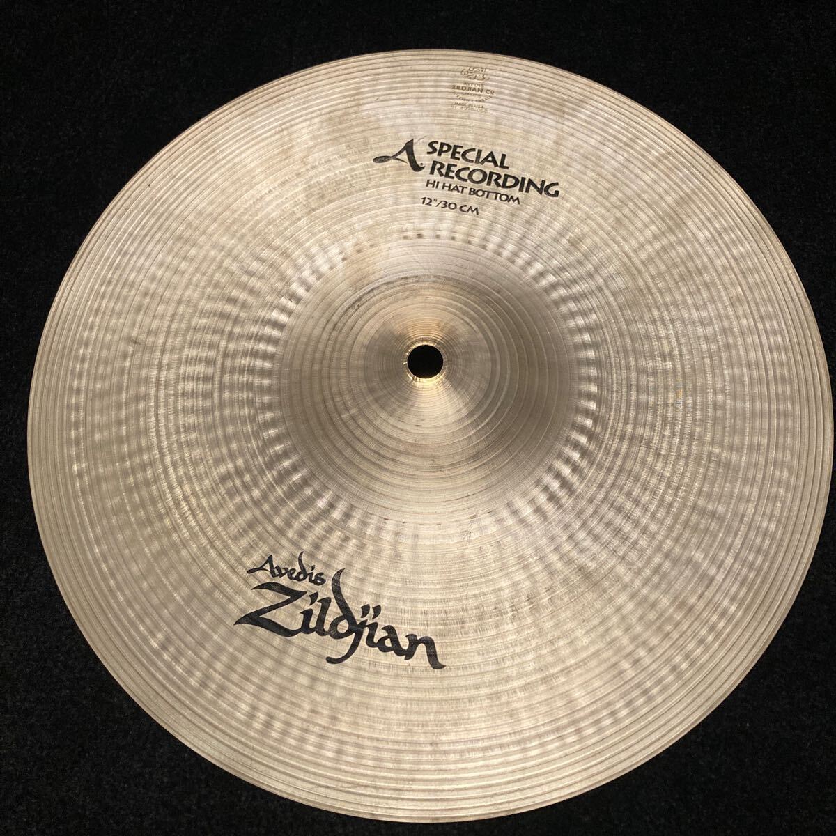 A.Zildjian Special Recording HIHAT TOP BOTTOM 12/30cm 12インチ ハイハット シンバル ジルジャンの画像2