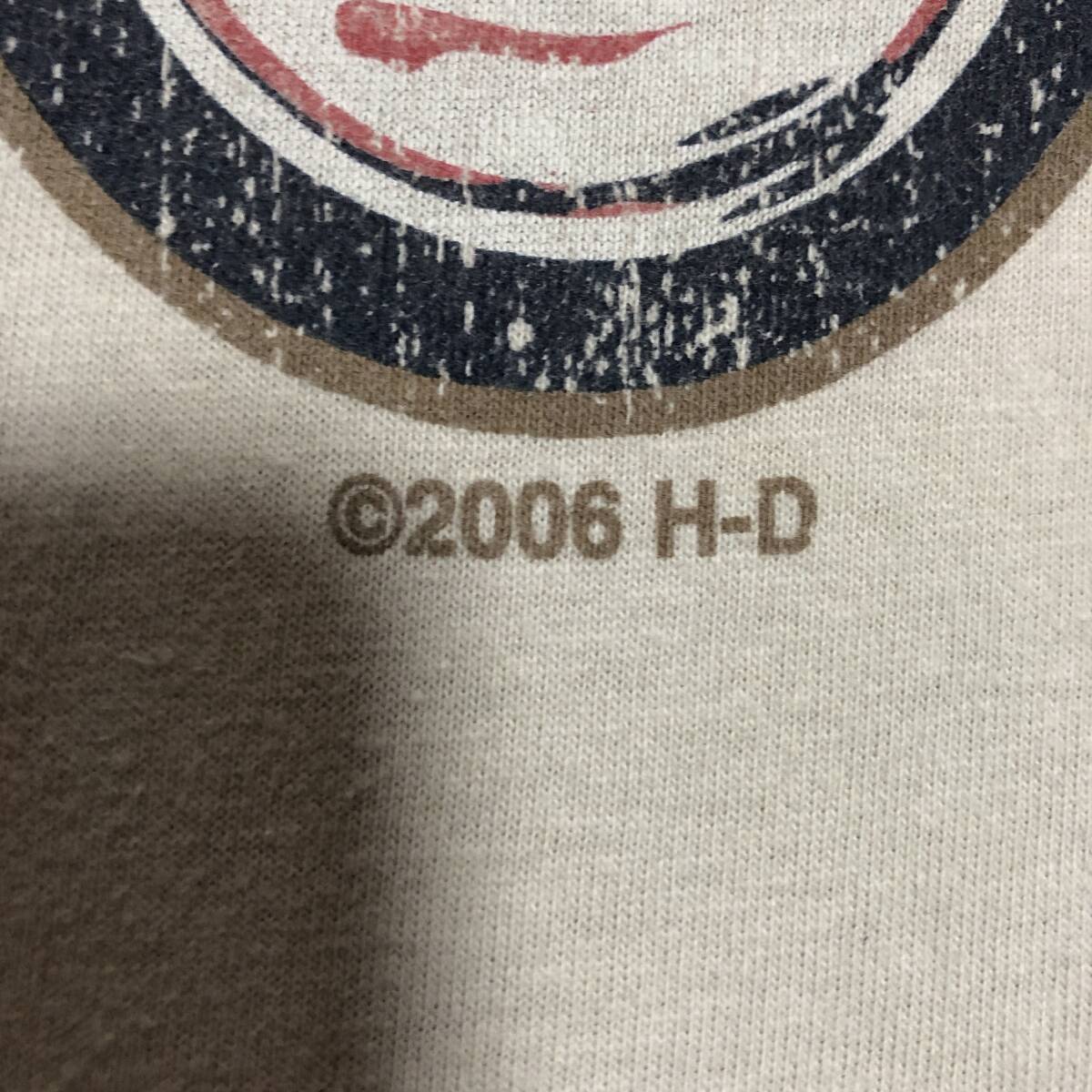 アメリカ製　ハーレーダビッドソン　tシャツ　2000s　00s　2XL　made in USA　バイカー　バイク　2000年代　TEE_画像9