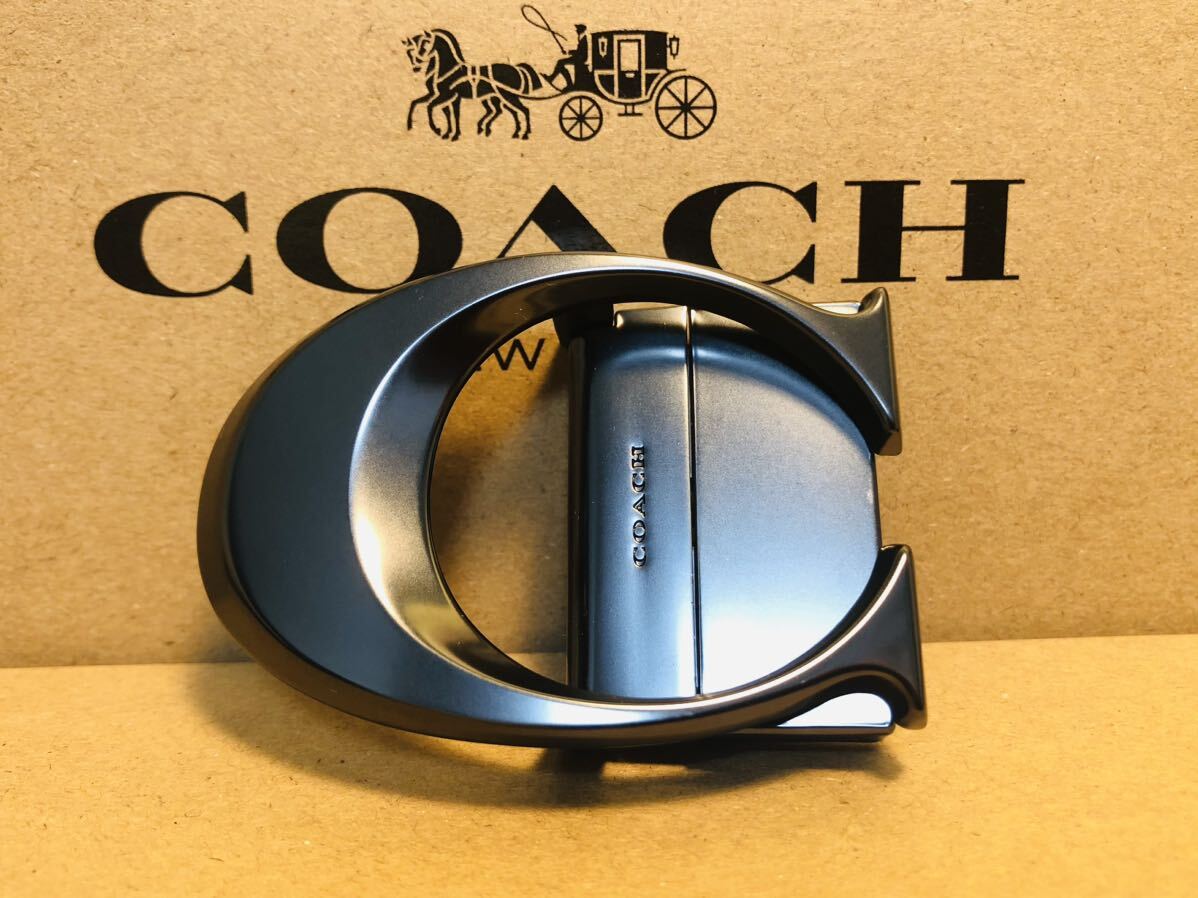 COACH Coach new goods regular goods reversible leather belt rotation buckle any 2 piece 