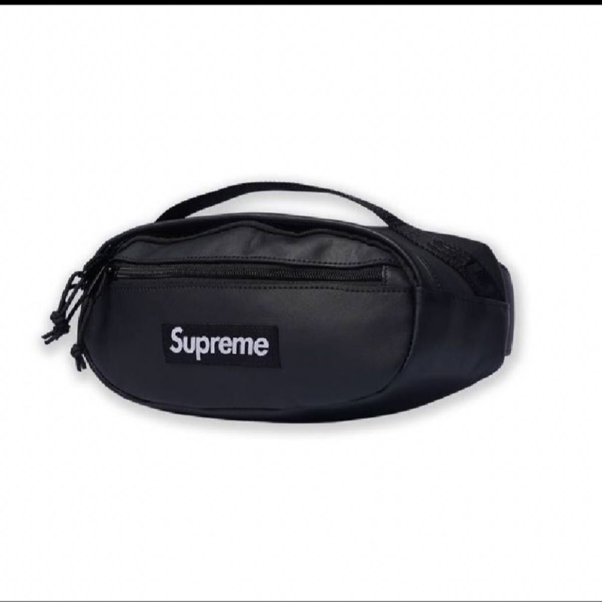 Supreme Leather Waist Bag "Black