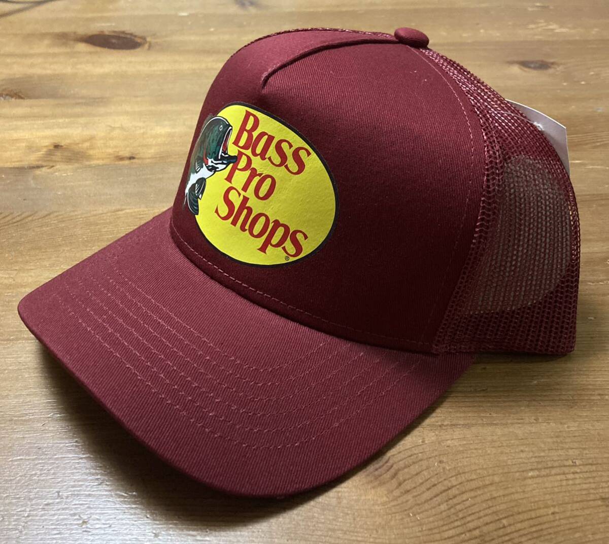 キャップ バスプロショップス bass pro shops cap hat 新品 メッシュキャップ スナップバック CARDINAL 新色 日本未発売 長瀬智也 釣り　_画像3