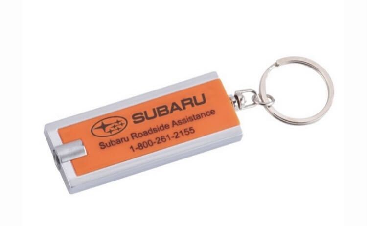 US スバル 北米スバル 限定 キーホルダー usdm キーチェーン 日本未発売 Subaru アメリカ ライト付き アメリカスバル正規品 新品 純正品の画像1