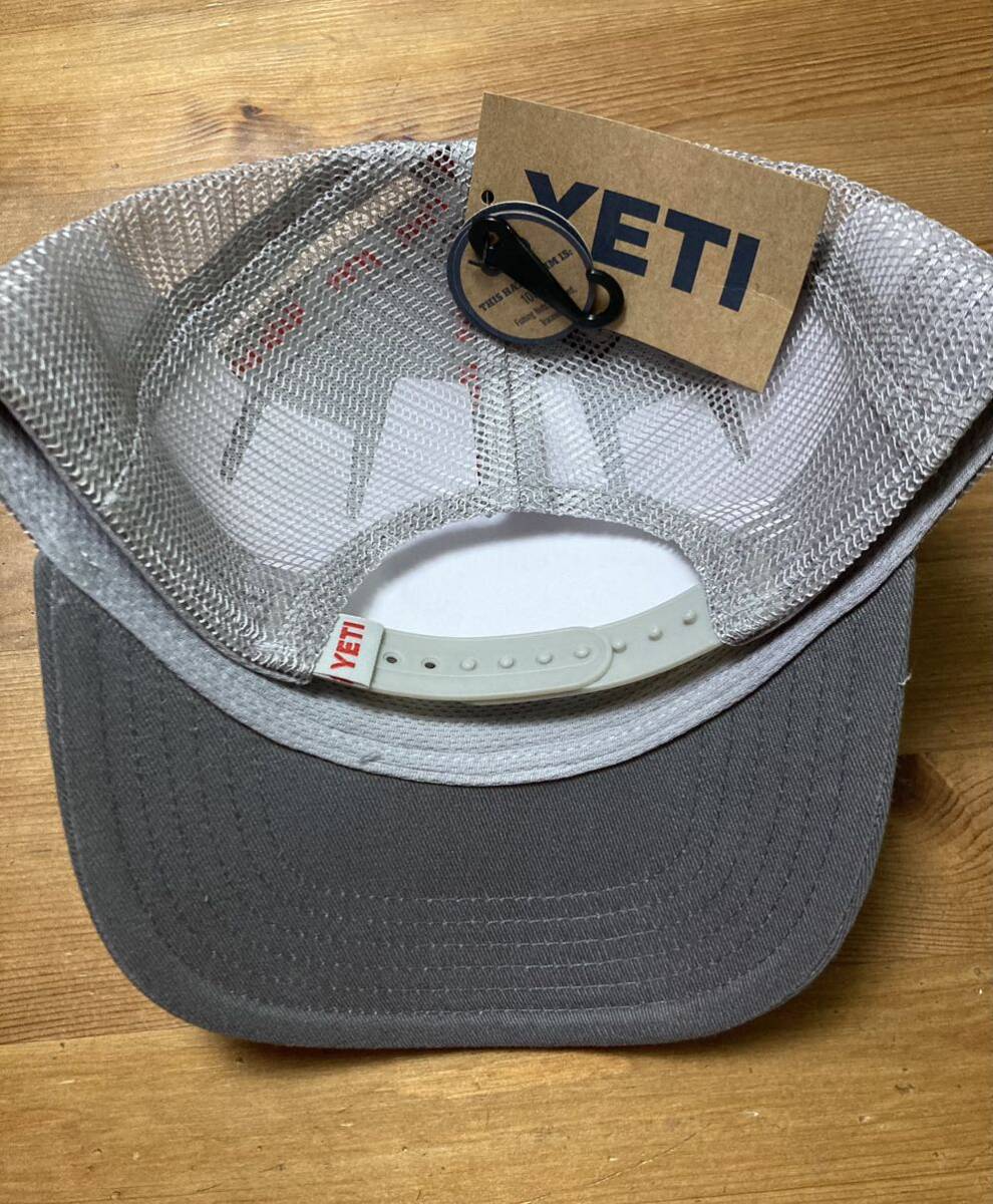 Yeti イエティ キャップ 帽子 日本未発売 新品 メッシュキャップ cap hat アウトドアキャップ イエティー イェッティ スナップバック gray_画像4