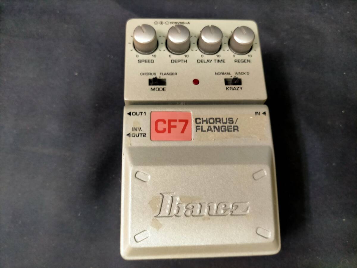 ★Ibanez CF-7 コーラス フランジャー Used　_画像3