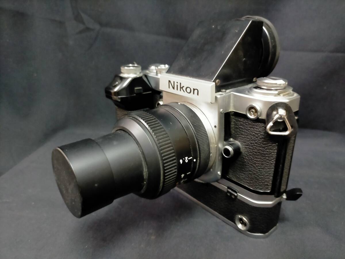 * Nikon Nikon film camera F2 motor Drive MD-2 set present condition goods selling out 