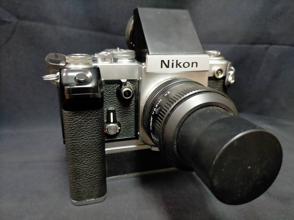 * Nikon Nikon film camera F2 motor Drive MD-2 set present condition goods selling out 