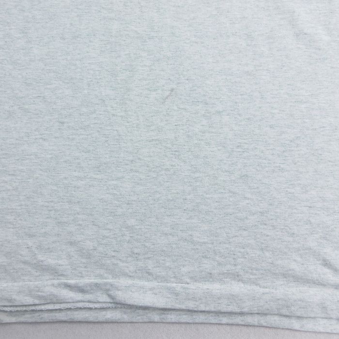 XL/古着 フルーツオブザルーム 半袖 ビンテージ Tシャツ メンズ 90s ハリケーンエミリー クルーネック 薄グレー 霜降り 24mar30 中古_画像4