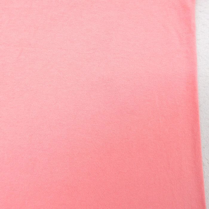 XL/古着 半袖 ビンテージ Tシャツ メンズ 90s 鳥 刺繍 コットン クルーネック ピンク系 24apr13 中古_画像6