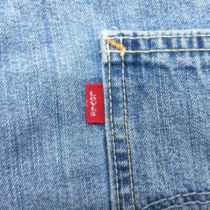 W36/古着 リーバイス Levis ショート ペインター パンツ ショーツ メンズ コットン 紺 ネイビー デニム 24apr16 中古 ボトムス 短パン ショ_画像3