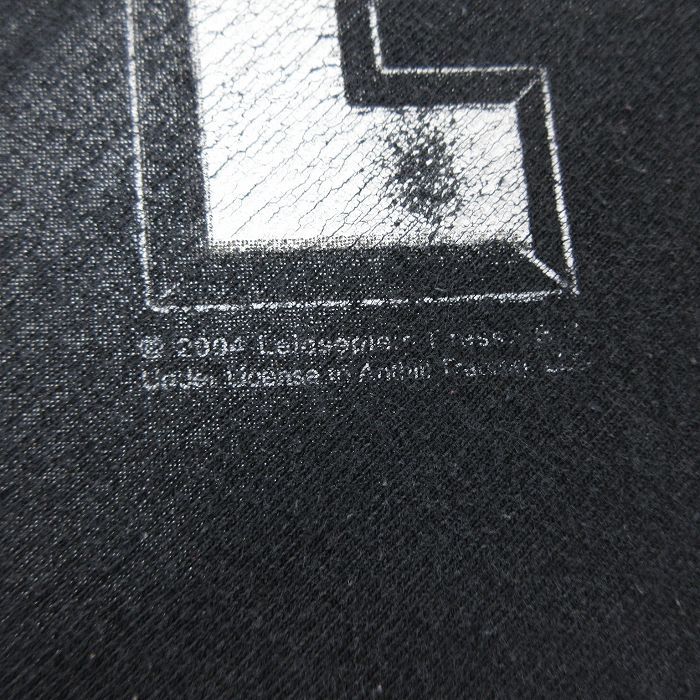 XL/古着 半袖 ビンテージ ロック バンド Tシャツ メンズ 00s AC/DC コットン クルーネック 黒 ブラック 24apr19 中古_画像3