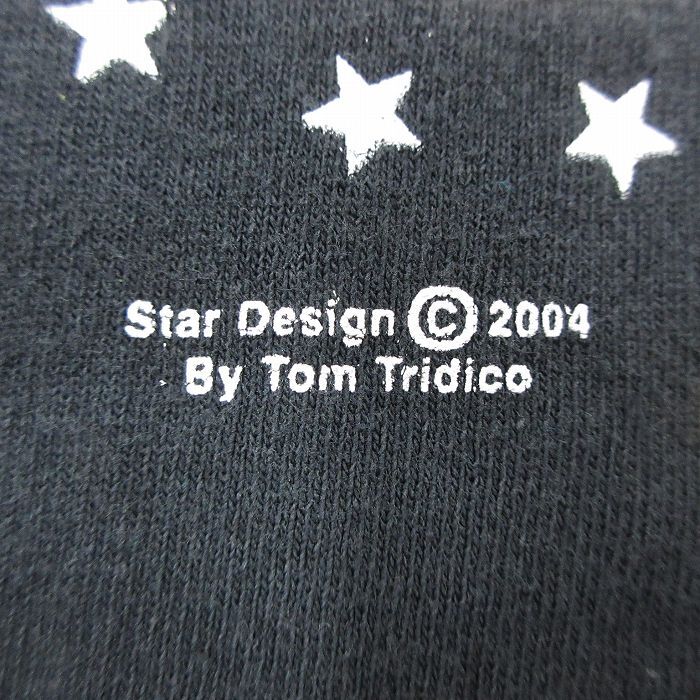 XL/古着 半袖 ビンテージ Tシャツ メンズ 00s マリーンコープス ARMY アーミー 大きいサイズ コットン クルーネック 黒 ブラック 24apr22_画像3