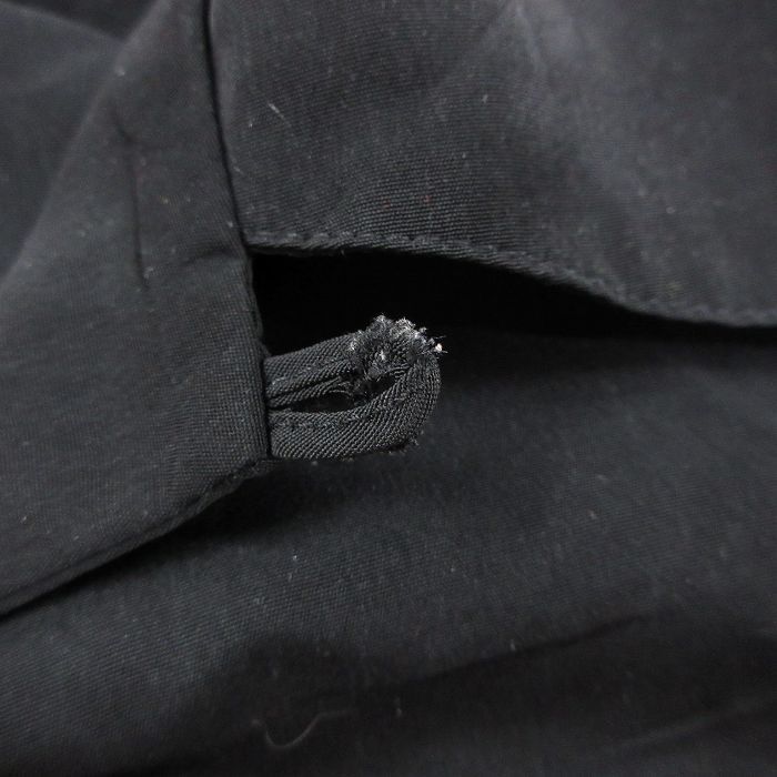 L/古着 半袖 シャツ メンズ 00s トライバル柄 刺繍 開襟 オープンカラー 黒 ブラック 24apr24 中古 トップス_画像8
