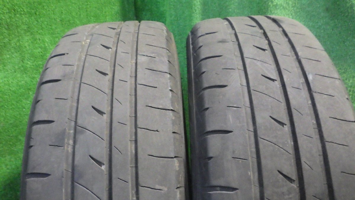 ◆ G:SPEED Gスピード アルミホイール タイヤ 16インチ 4本セット 6.0J +45 PCD100 4穴 66φ 185/55R16 BS 残4.5㎜ 21年 中古 D105_画像10