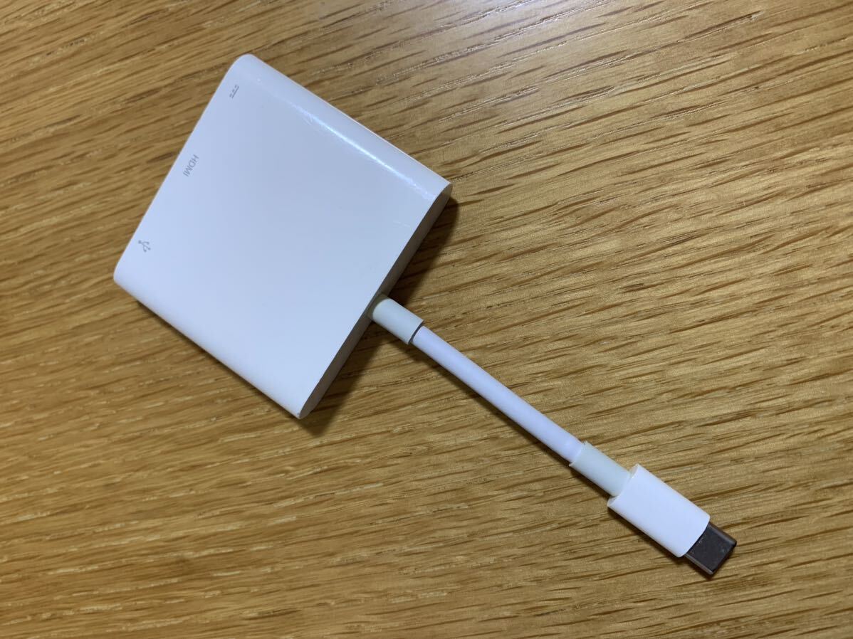 ★極美品★純正◆Apple USB-C to Digital AV Multiport アダプタ★HDMI USB USB-C 変換ケーブル★A1621★MJ1K2AM/A＿9_画像5