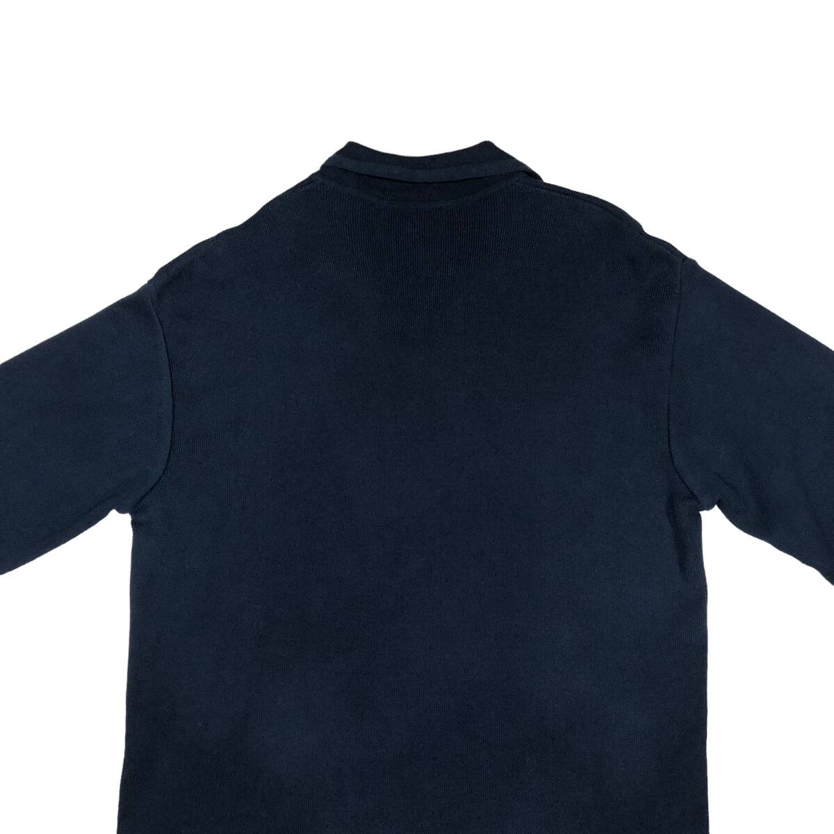 B3248[GIORGIO ARMANI]joru geo Armani knitted cut and sewn Italy made Vintage LE COLLEZIONI collar attaching sweater long sleeve 1 jpy ~