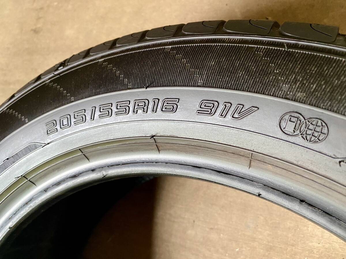 DUNLOP ENASAVE EC204 205/55R16 91V 美品中古タイヤ4本セットの画像3