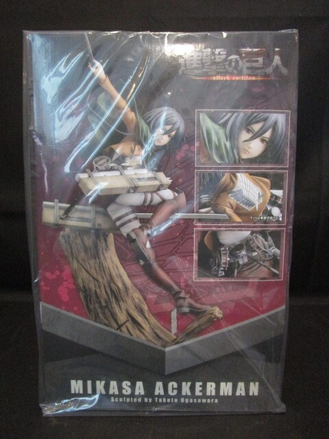 コトブキヤ 進撃の巨人 ARTFX J ミカサ・アッカーマン リニューアルパッケージver. 1/8スケール PVC製 完成品 フィギュア 壽屋 新品未開封の画像6