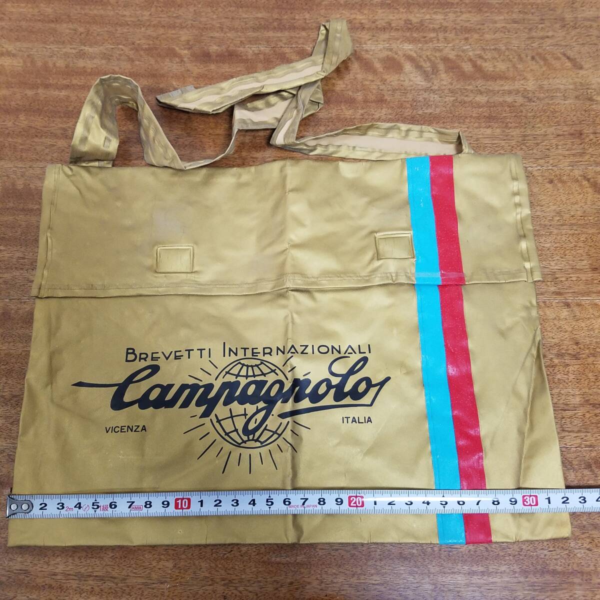 #06 Campagnolo カンパニョーロ　ゴールド　サコッシュ　New Old Stock (NOS) 未使用品 ビンテージ_画像1