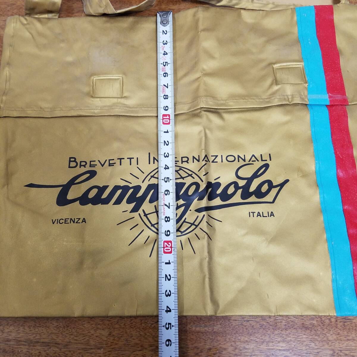 #06 Campagnolo カンパニョーロ　ゴールド　サコッシュ　New Old Stock (NOS) 未使用品 ビンテージ_画像2