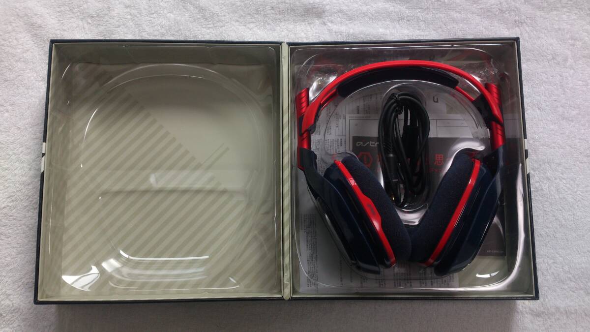 ロジクール ASTRO A40 TR ゲーミングヘッドセット 10周年記念版 【A40TR-10THRD】ケーブル欠品_画像3