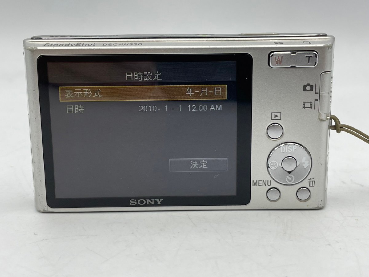 【SONY/ソニー】Cyber-shot/DSC-W320/サイバーショット/シルバー 動作保証なし m24421-1の画像4
