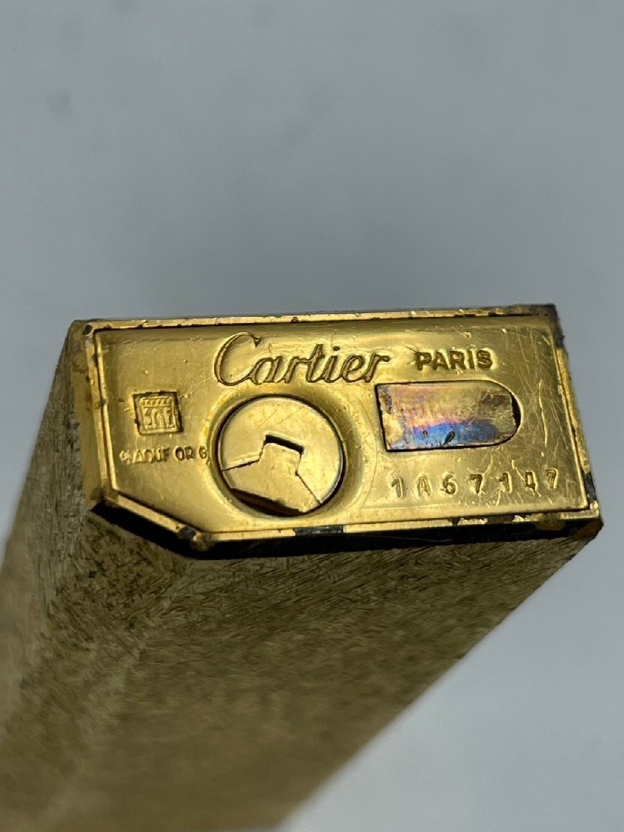 Cartier　カルティエ　ゴールドカラー ガスライター 五角形 ペンタゴン 動作保証なし m24421-2_画像7